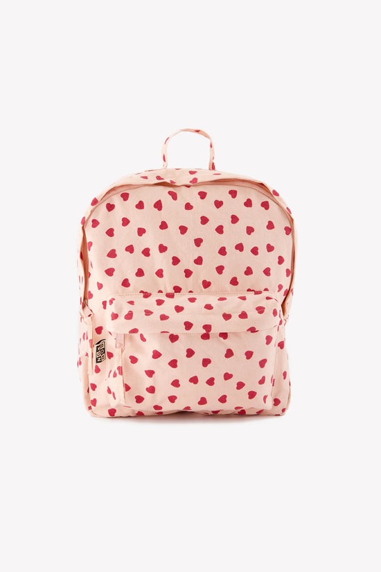 Bonton Heart Pink Dark Backpack