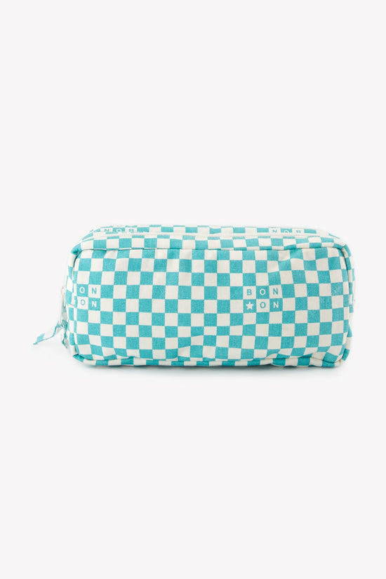 Bonton Checkerboard Blue Vintage Case