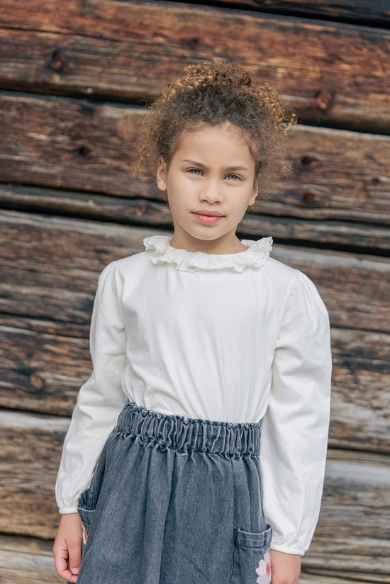 Bonton Honey Ecru Long Sleeve Shirt