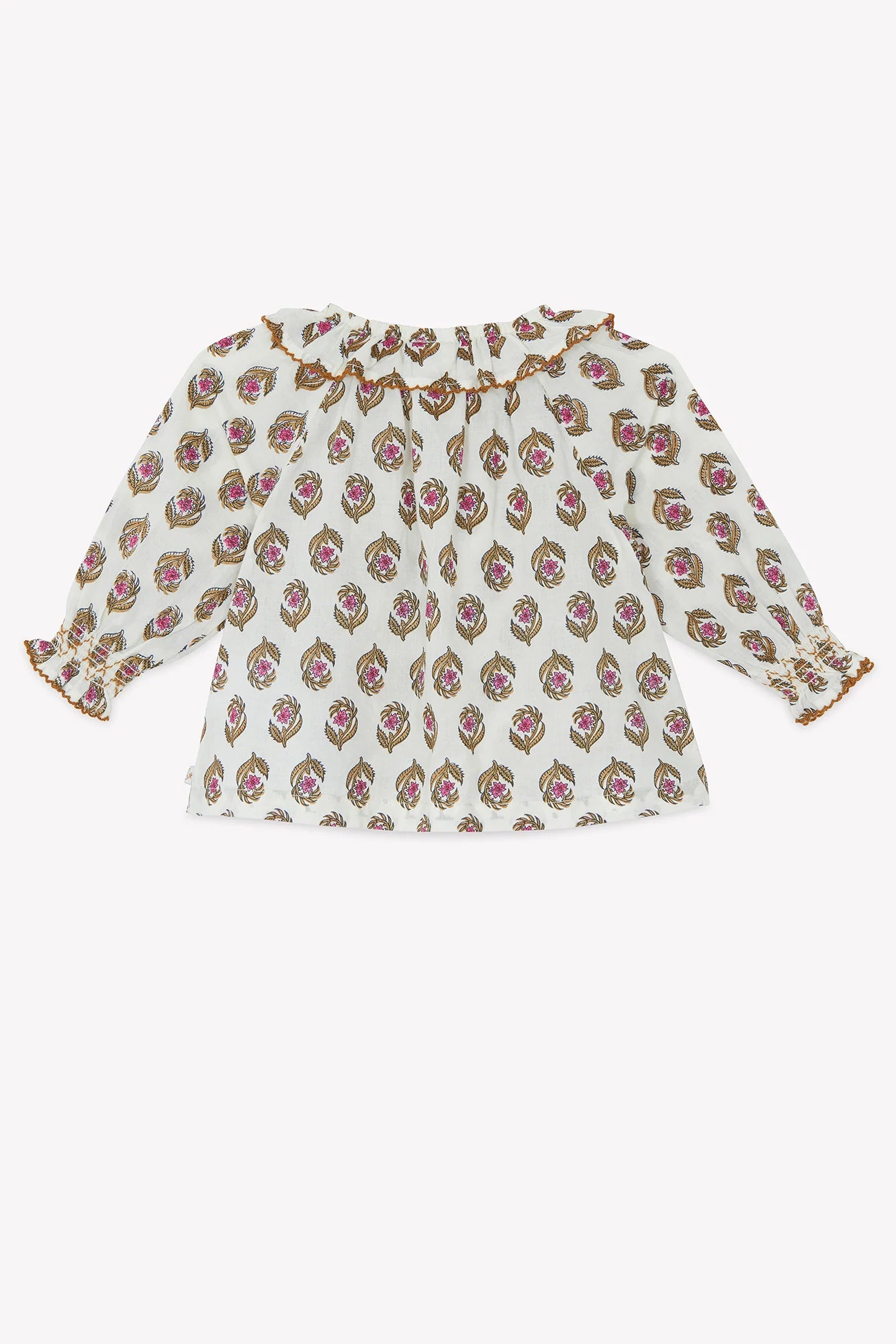 Bonton Solar Blockprint Baby Blouse