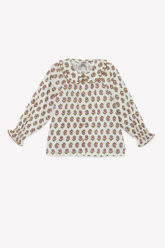 Bonton Fig Blockprint Long Sleeve Shirt