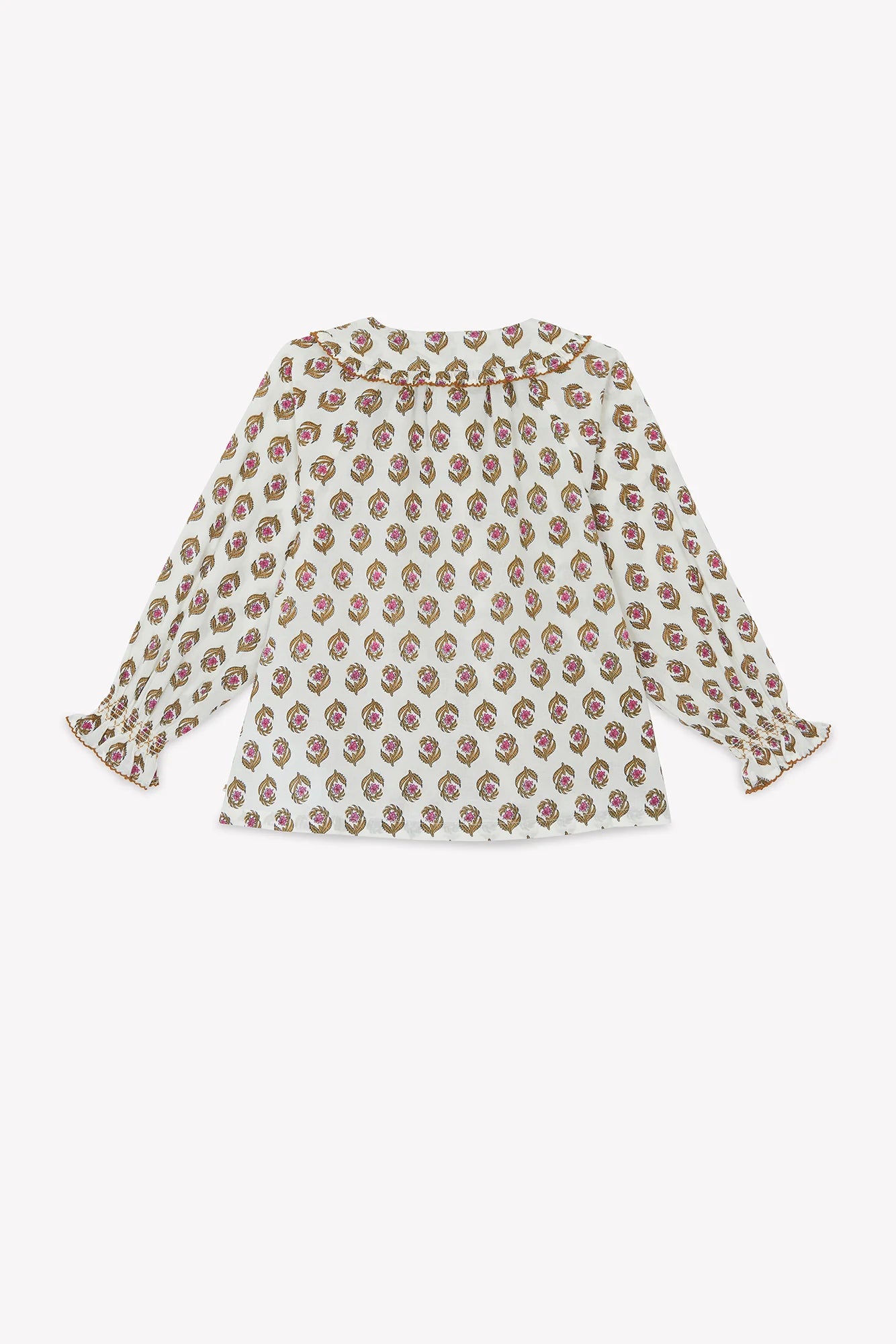 Bonton Fig Blockprint Long Sleeve Shirt