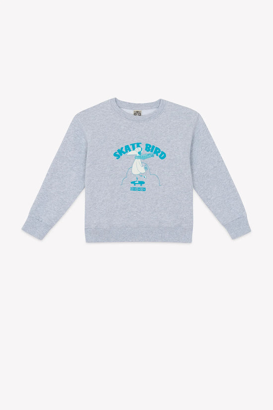 Bonton Smile Skateboard Grey China Sweatshirt