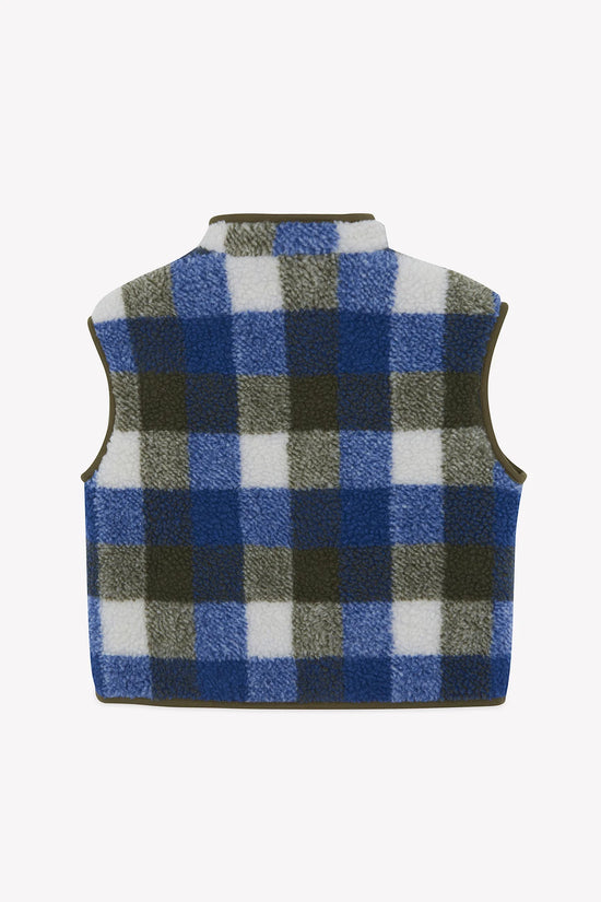 Bonton Mount White Blue Raw Cardigan