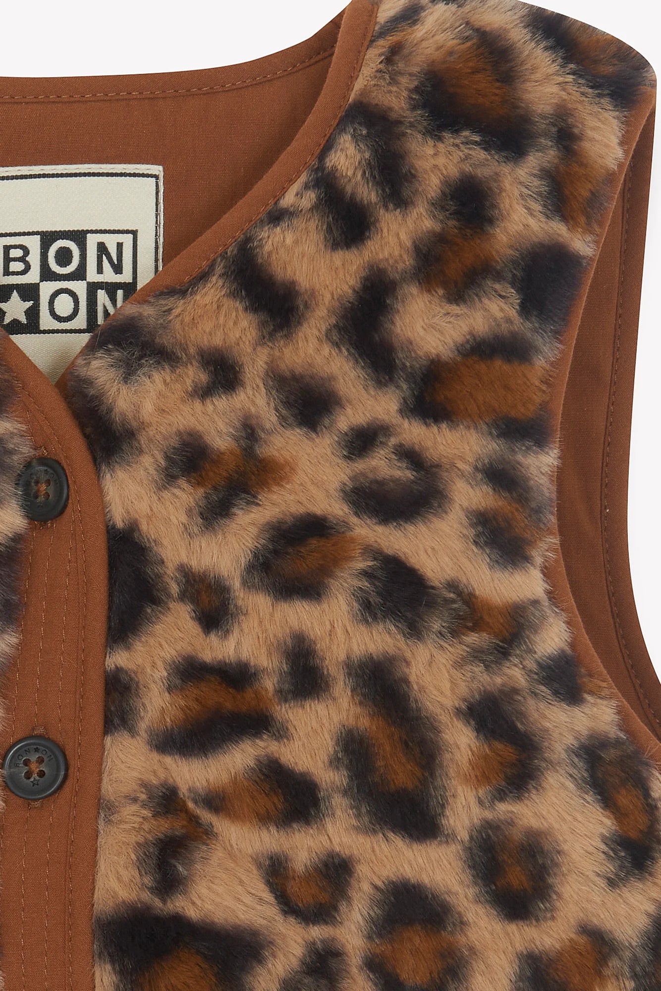 Bonton Megane Leopard Cardigan