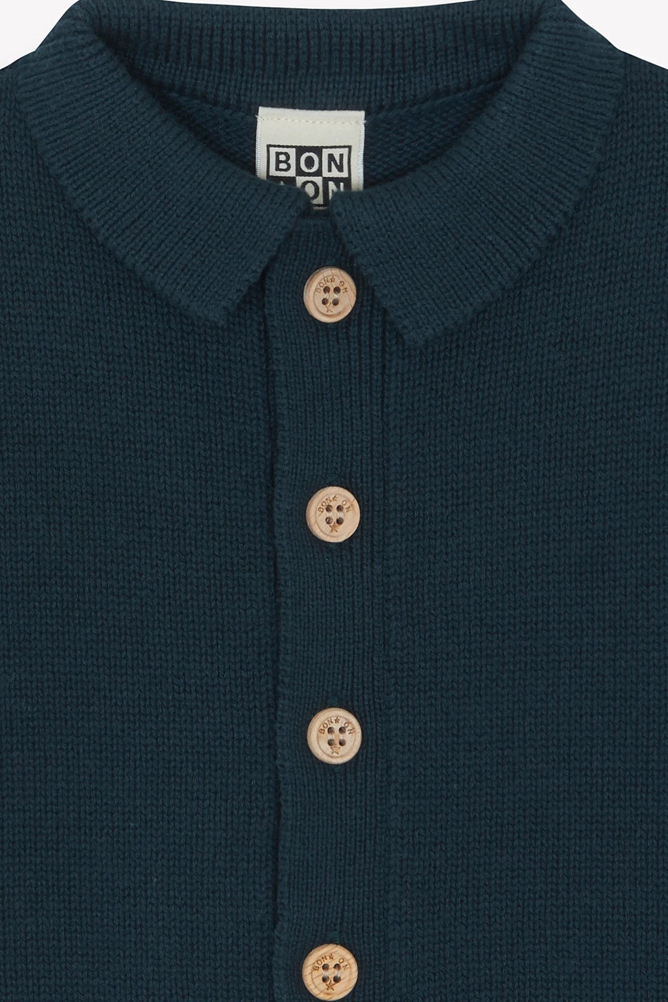 Bonton Lucien Blue Lake Baby Cardigan