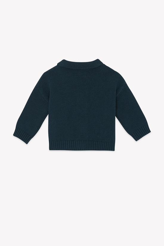 Bonton Lucien Blue Lake Baby Cardigan