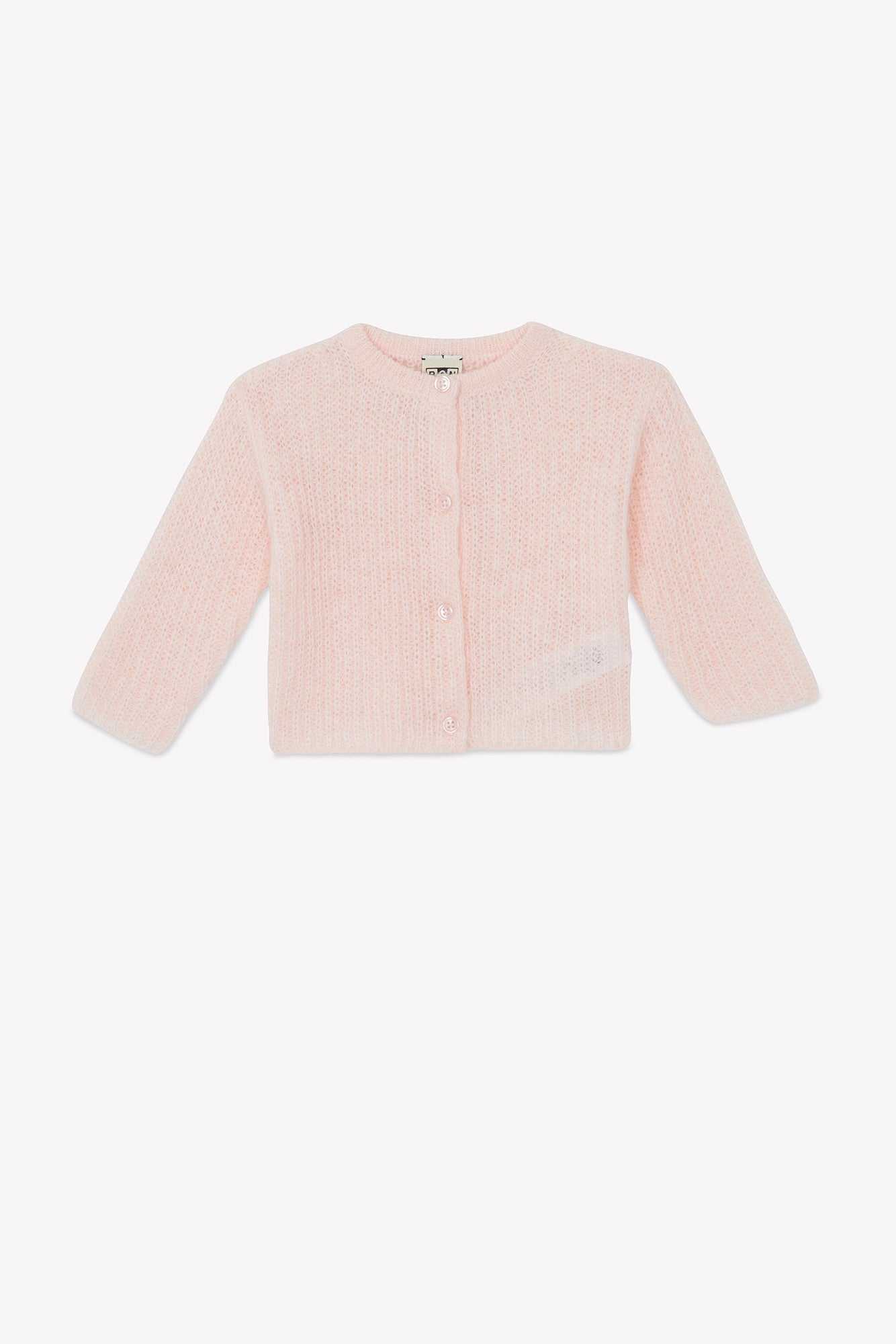 Bonton Mizbeth Pink Blossom Baby Cardigan
