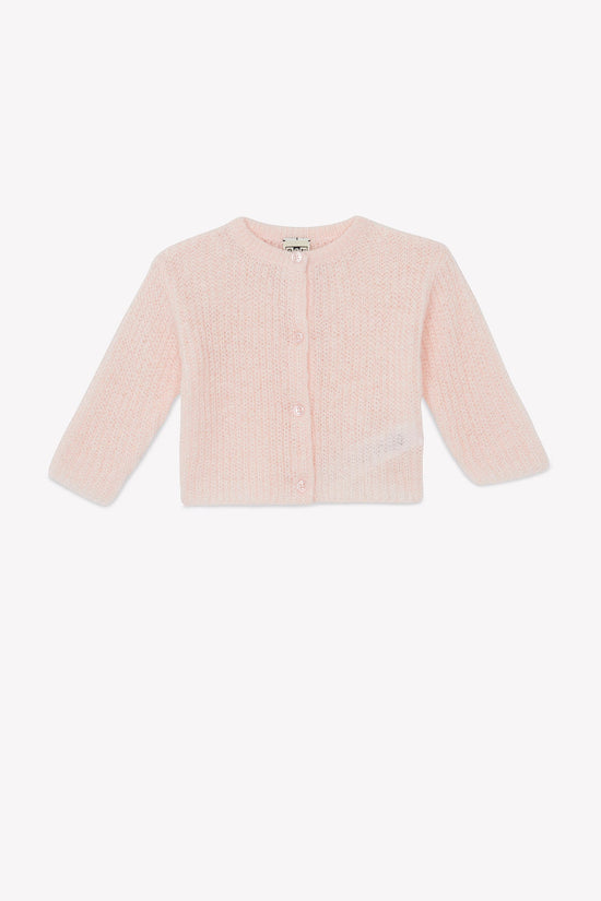 Bonton Mizbeth Pink Blossom Baby Cardigan