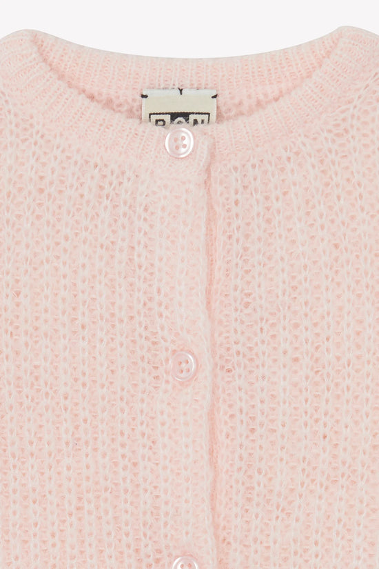 Bonton Mizbeth Pink Blossom Baby Cardigan
