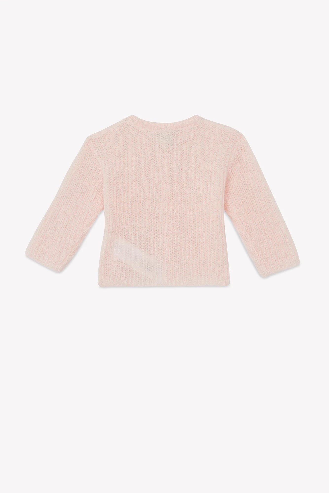 Bonton Mizbeth Pink Blossom Baby Cardigan