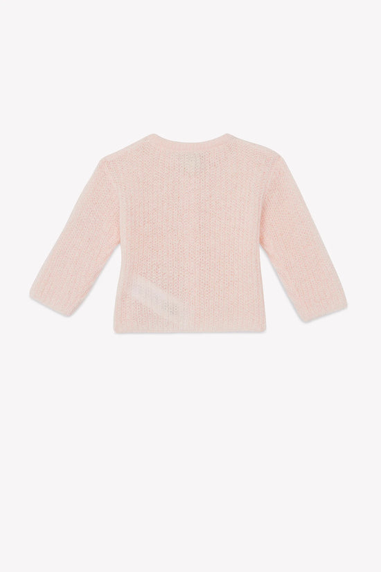 Bonton Mizbeth Pink Blossom Baby Cardigan