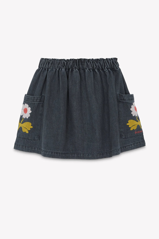 Bonton Mochi Denim Grey Skirt