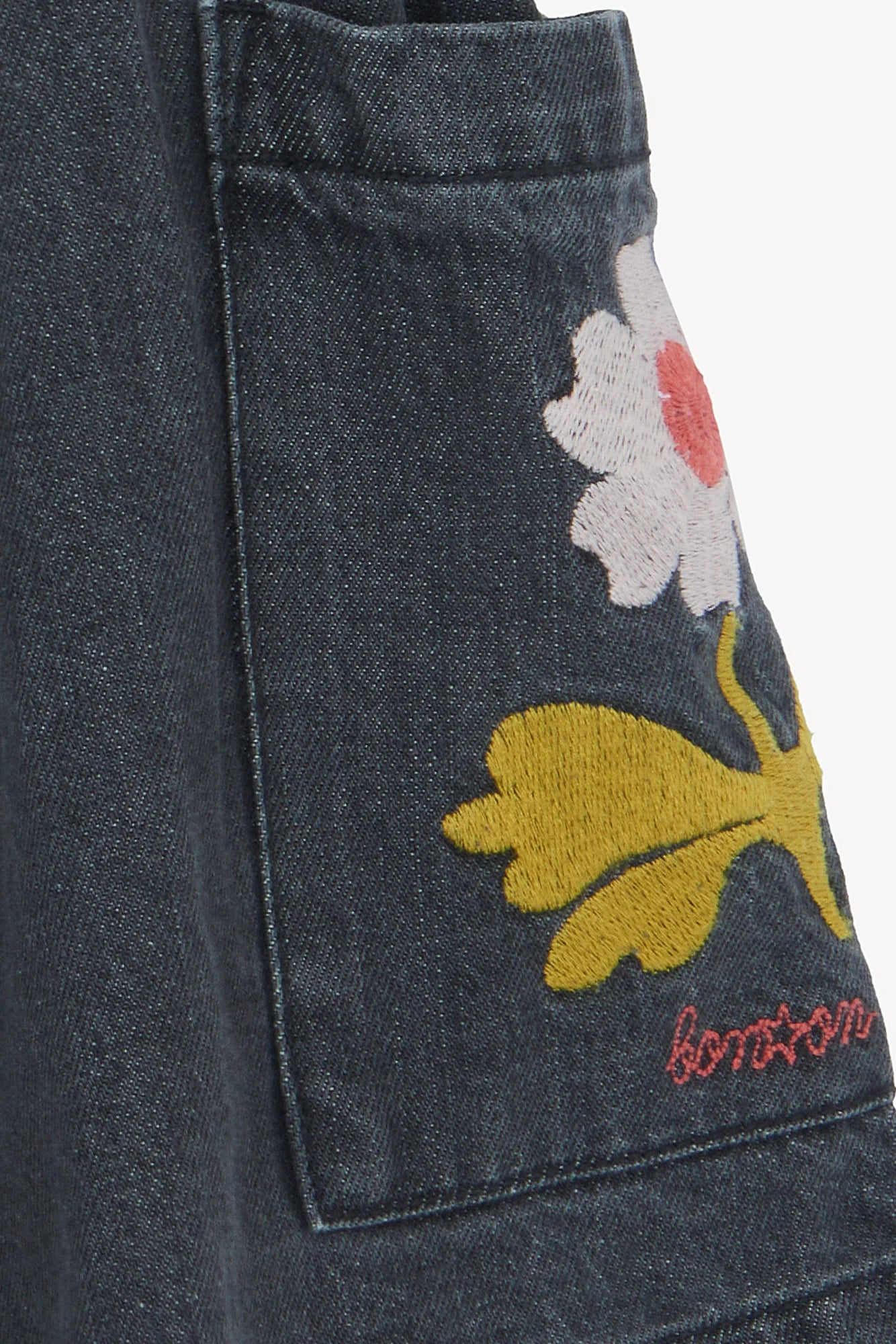 Bonton Mochi Denim Grey Skirt