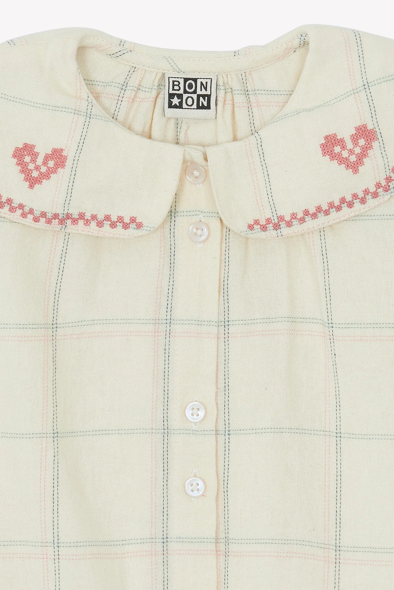 Bonton Mesane Carreau Winter Baby Dress