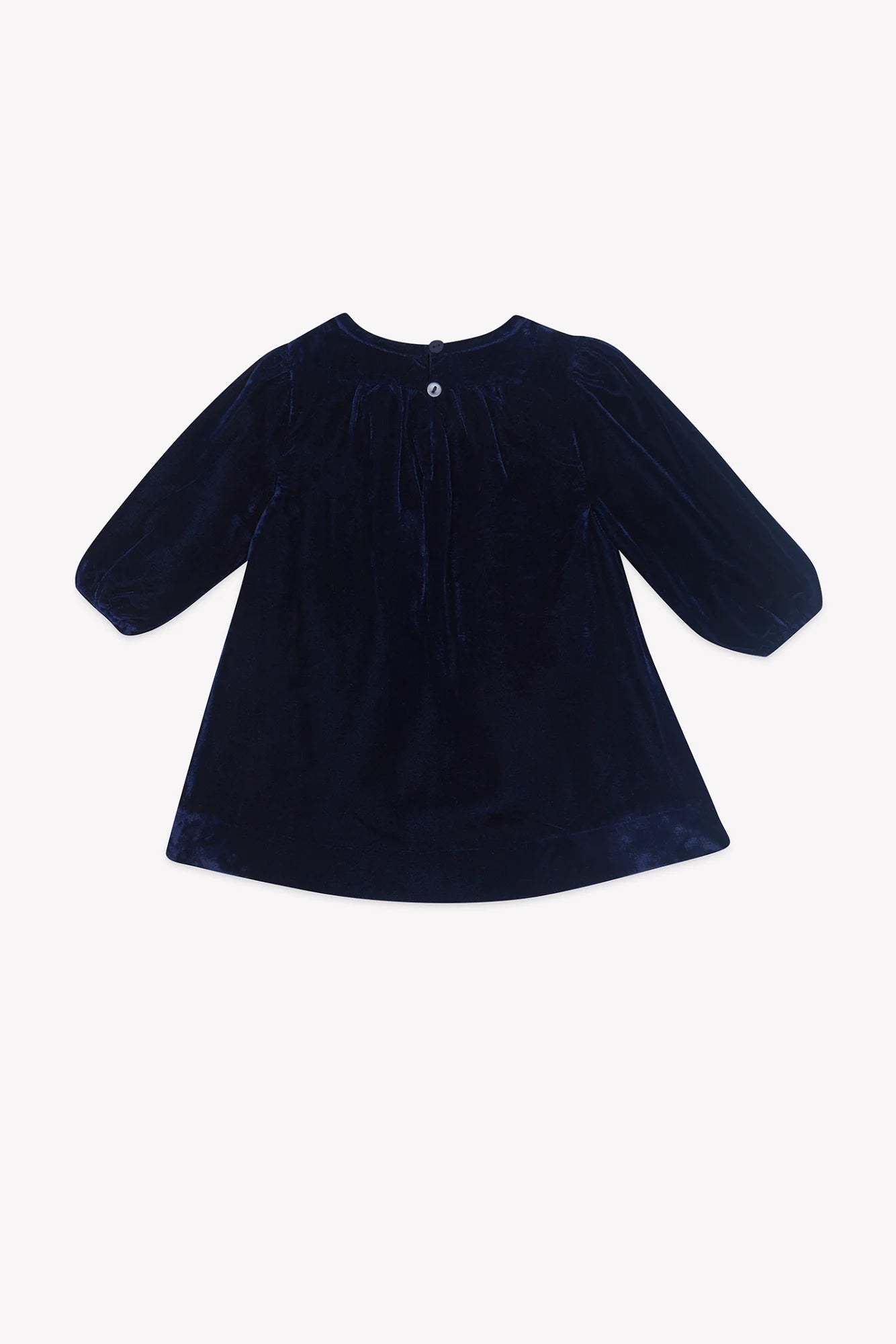 Bonton Daisy Blue Raw Baby Dress