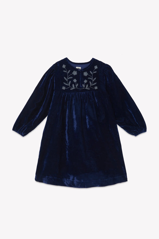 Bonton Daisy Blue Raw Dress