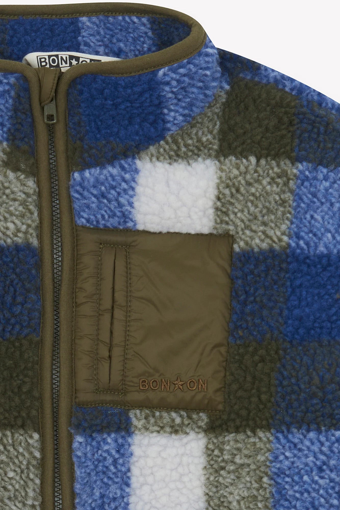 Bonton Montreal Sherpa Blue Raw Coat