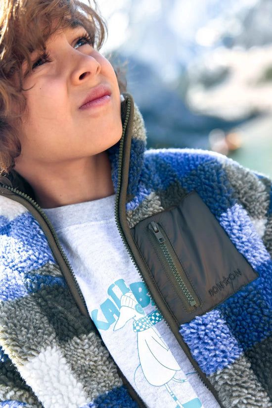 Bonton Montreal Sherpa Blue Raw Coat