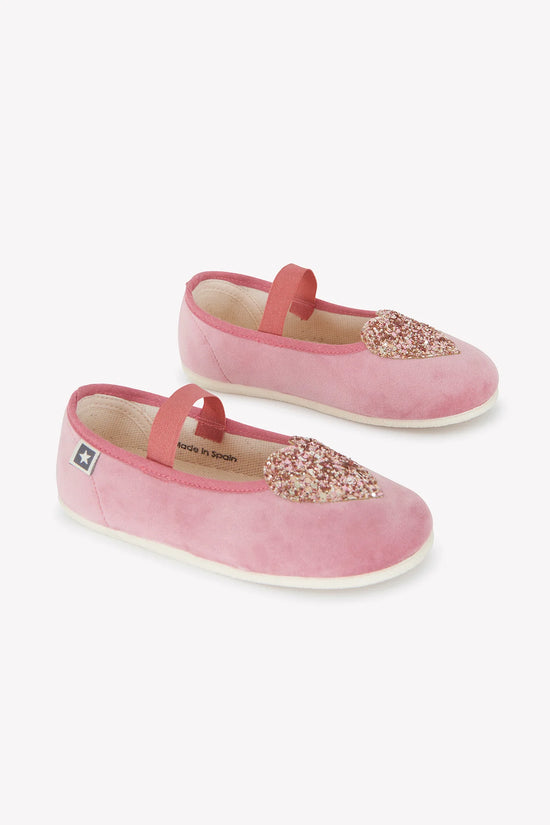 Bonton Sara Velour Terracotta Slippers