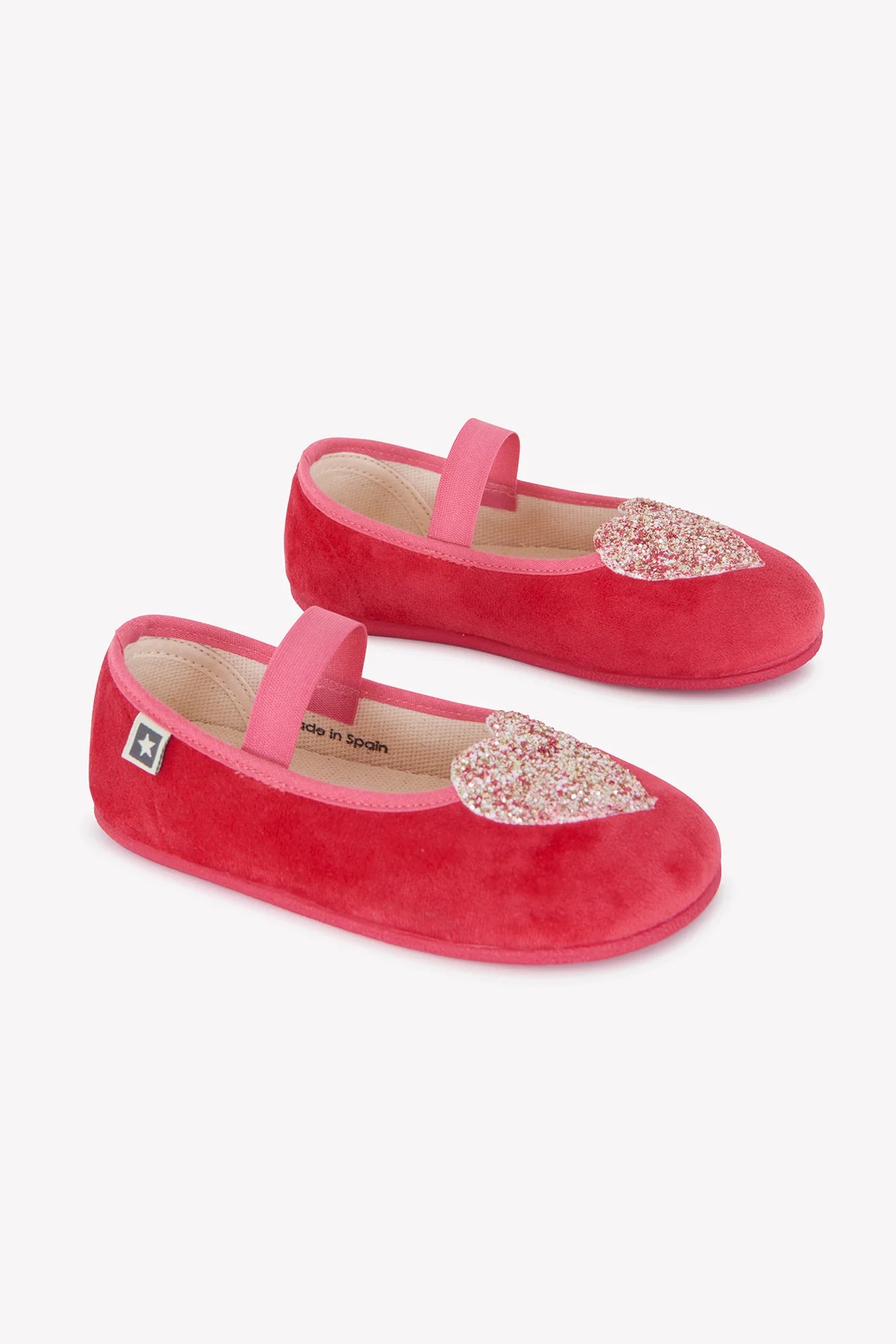 Bonton Sara Velour Pink Faroe Slippers