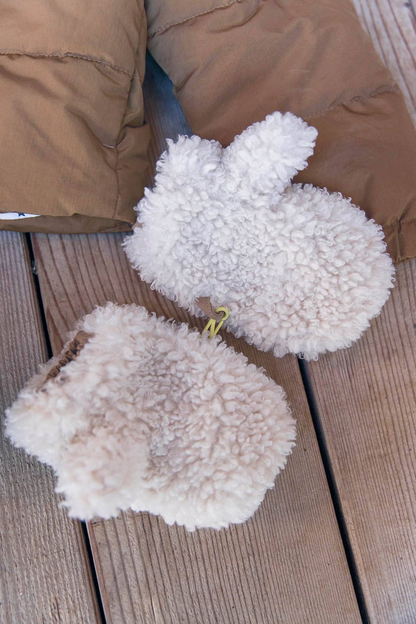 Bonton Moon Sherpa Sheep Mittens