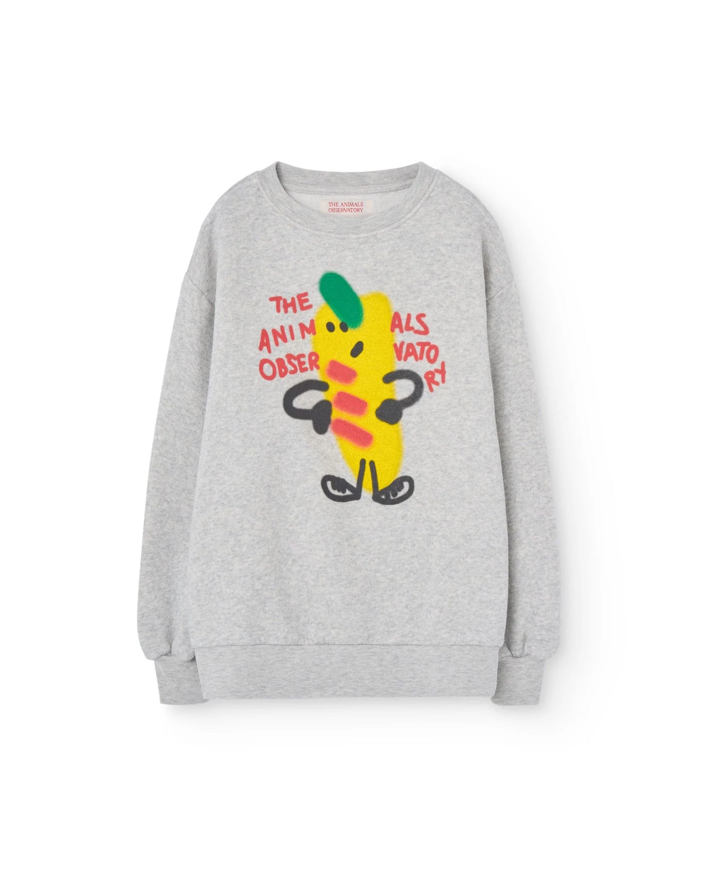 The Animals Observatory Gray Ananas Bear Sweatshirt