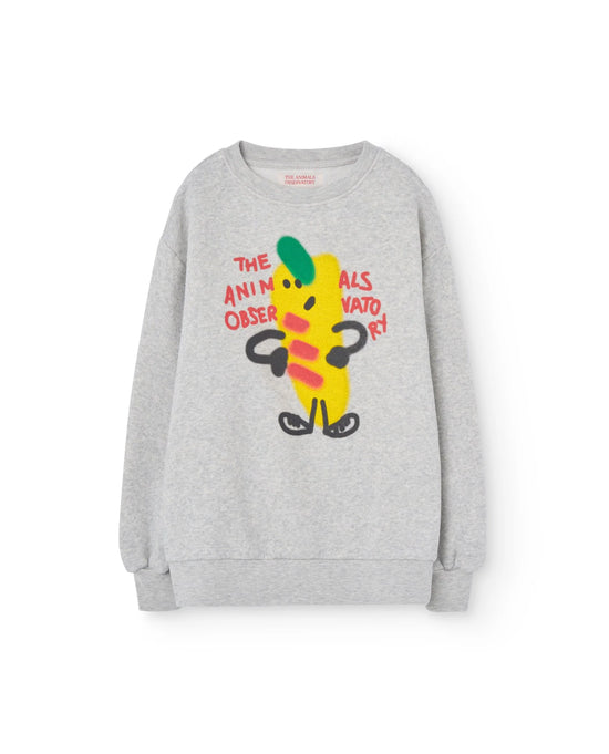 The Animals Observatory Gray Ananas Bear Sweatshirt