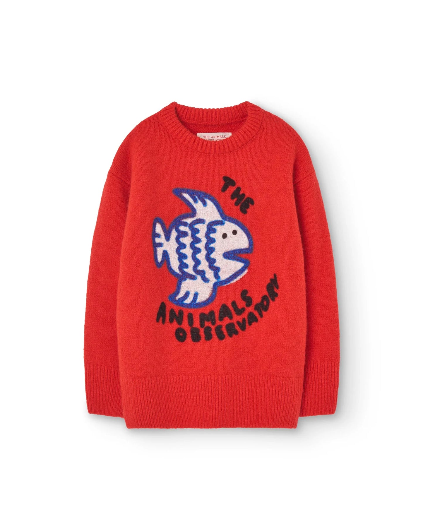 The Animals Observatory Red Fish Bull Sweater