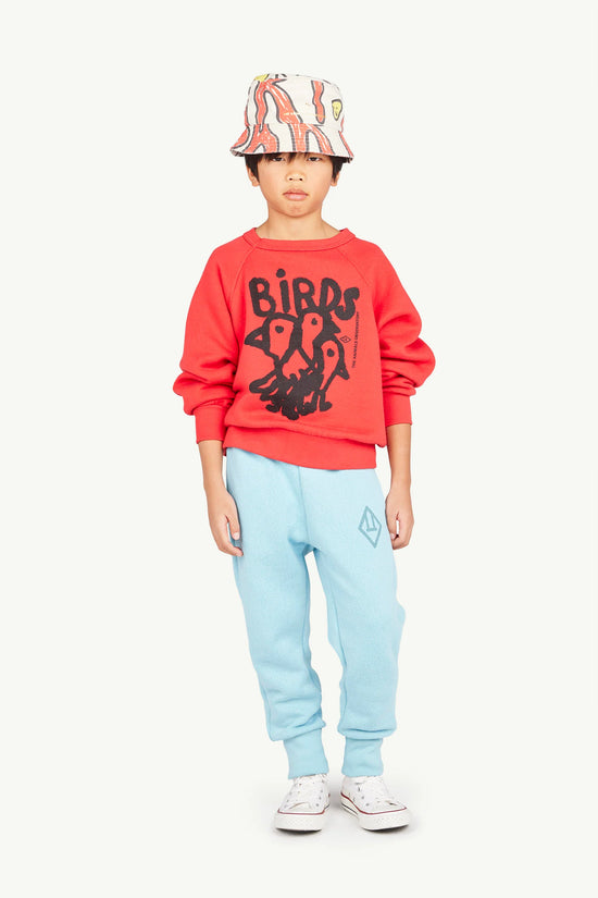 The Animals Observatory Red Flock Shark Sweatshirt