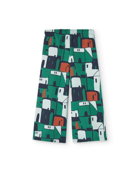 The Animals Observatory Green Palazzo Platypus Pants