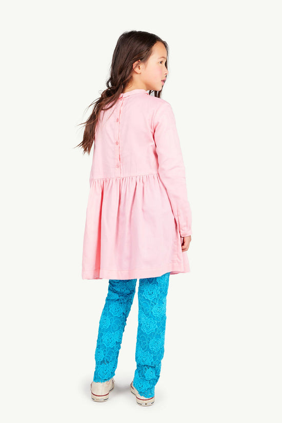 The Animals Observatory Pink Pleat Tortoise Dress