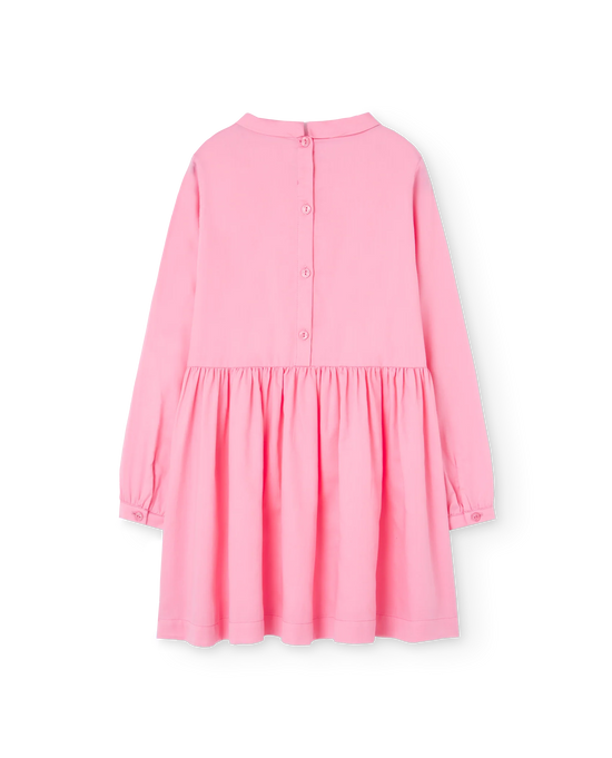 The Animals Observatory Pink Pleat Tortoise Dress