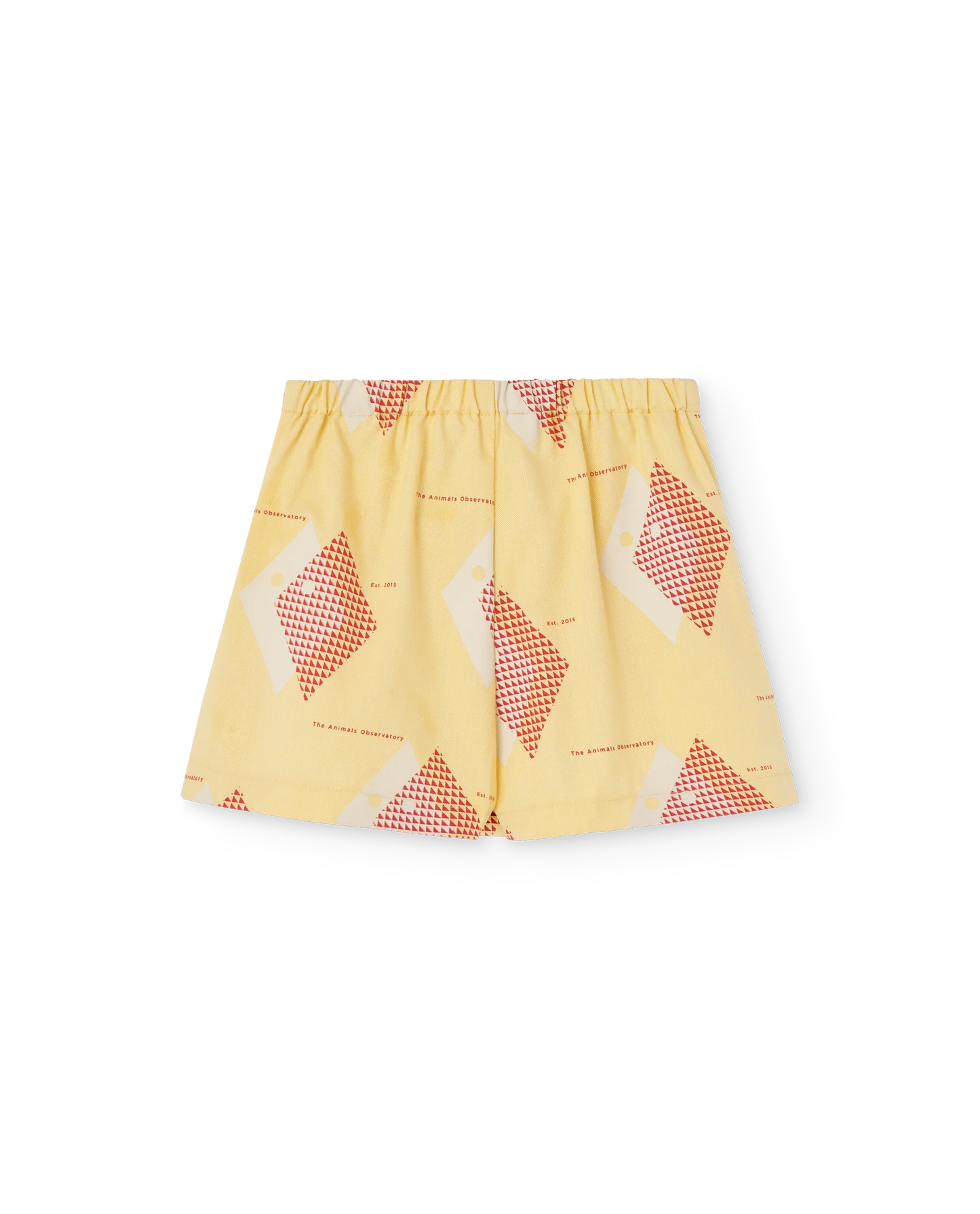 The Animals Observatory Cream Yellow Shrimp Skort