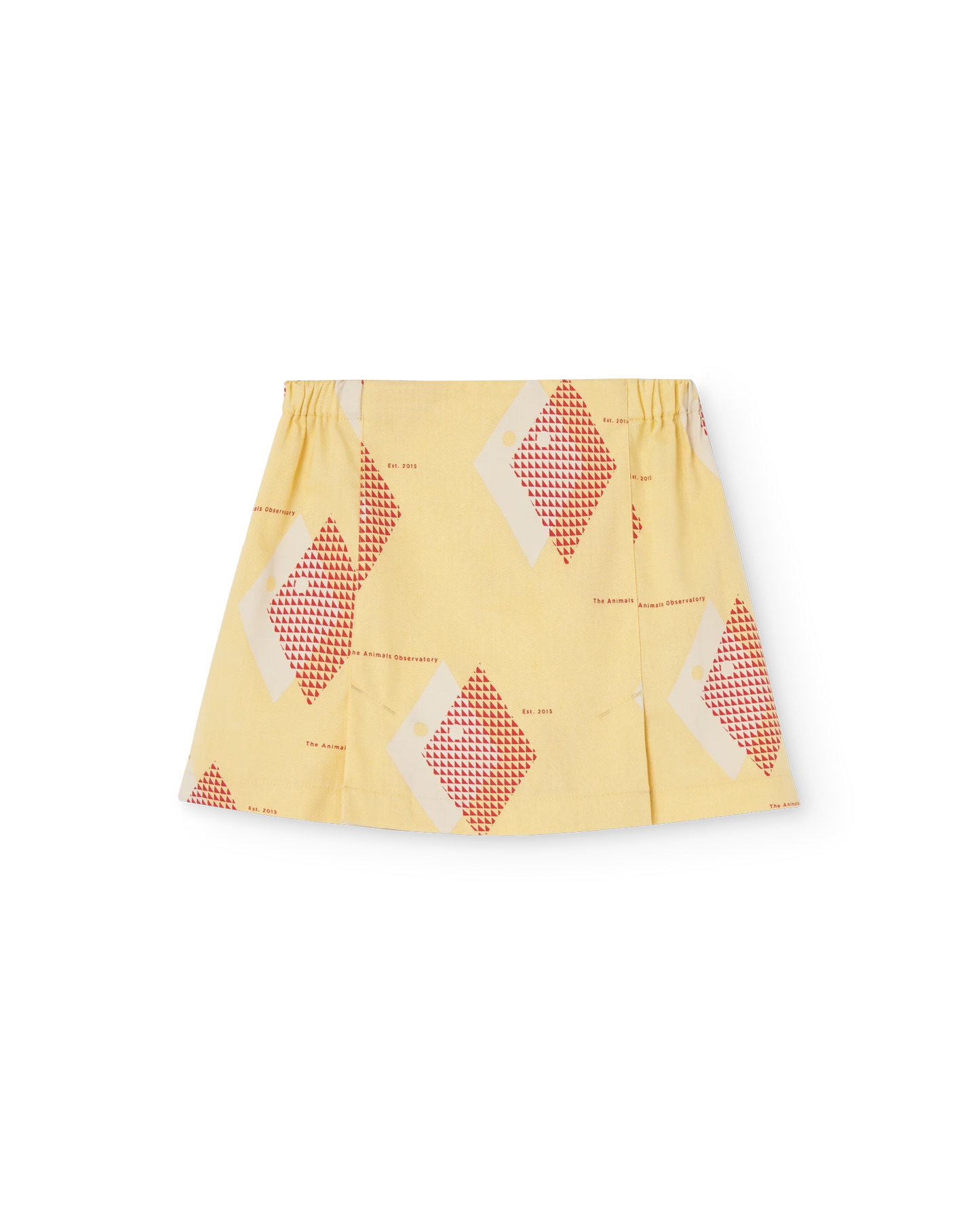 The Animals Observatory Cream Yellow Shrimp Skort