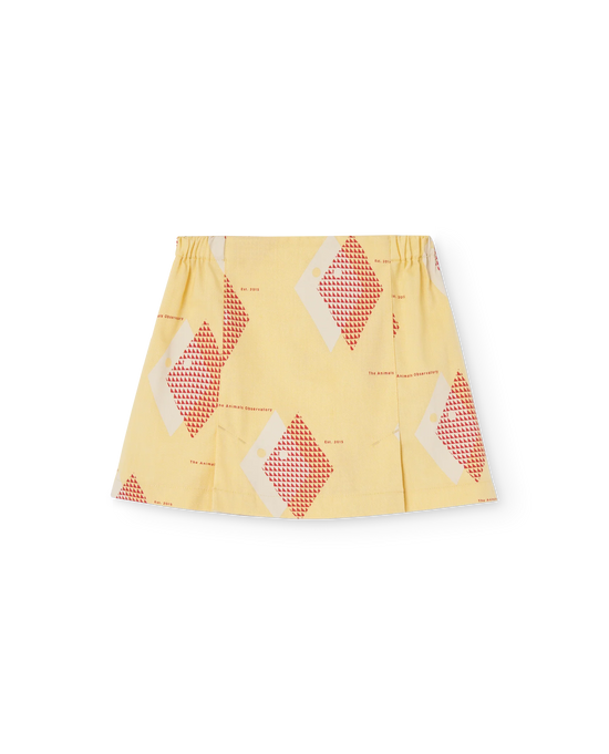 The Animals Observatory Cream Yellow Shrimp Skort