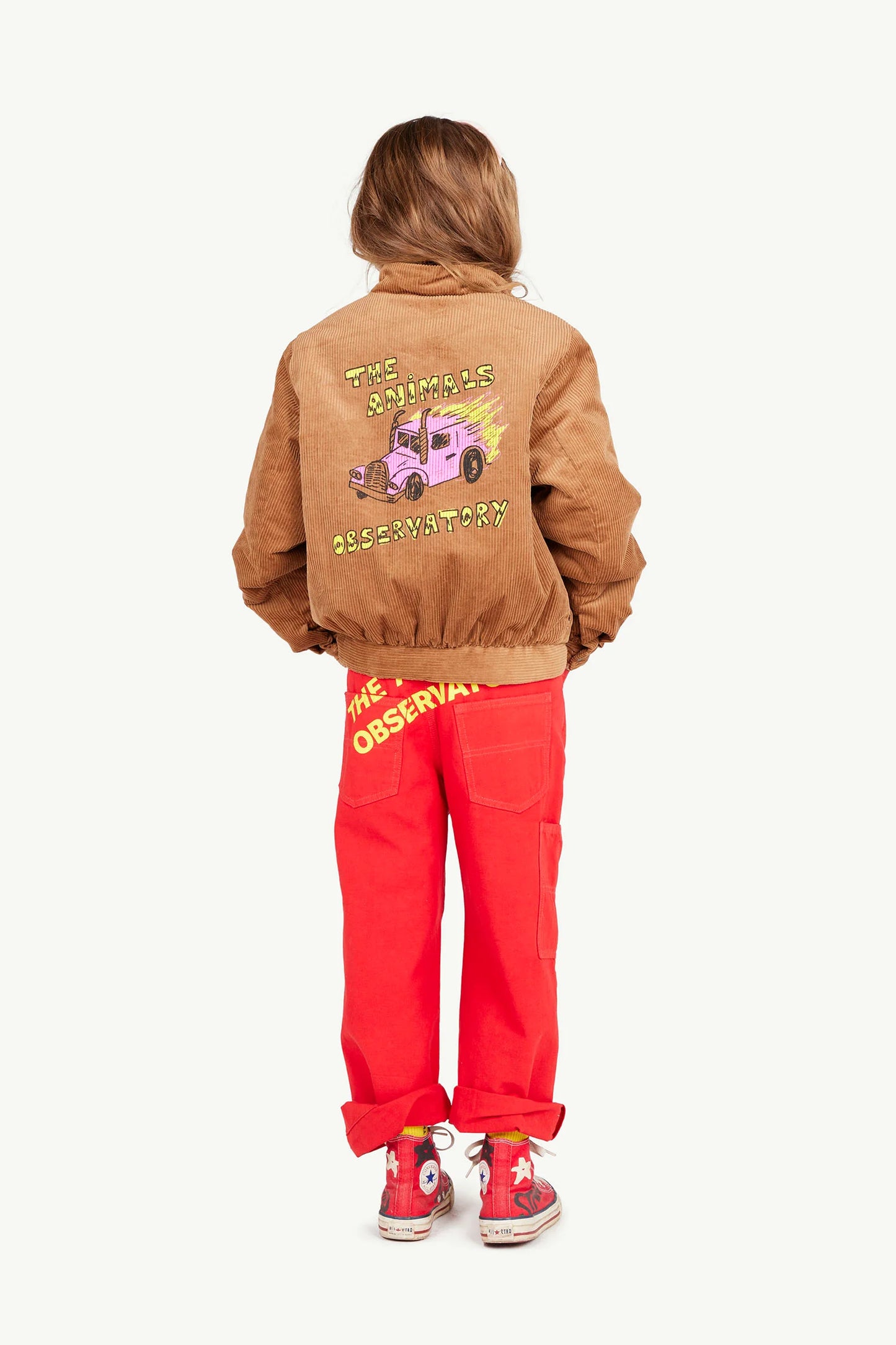 The Animals Observatory Brown Tiger Corduroy Jacket