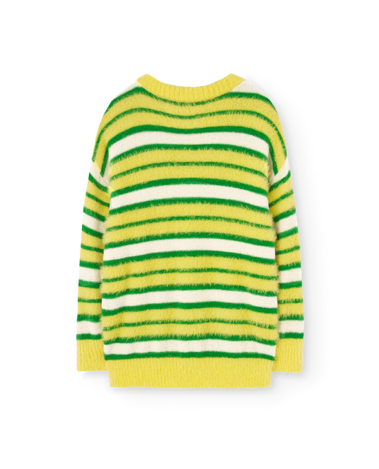 The Animals Observatory Yellow Stripes Bull Sweater