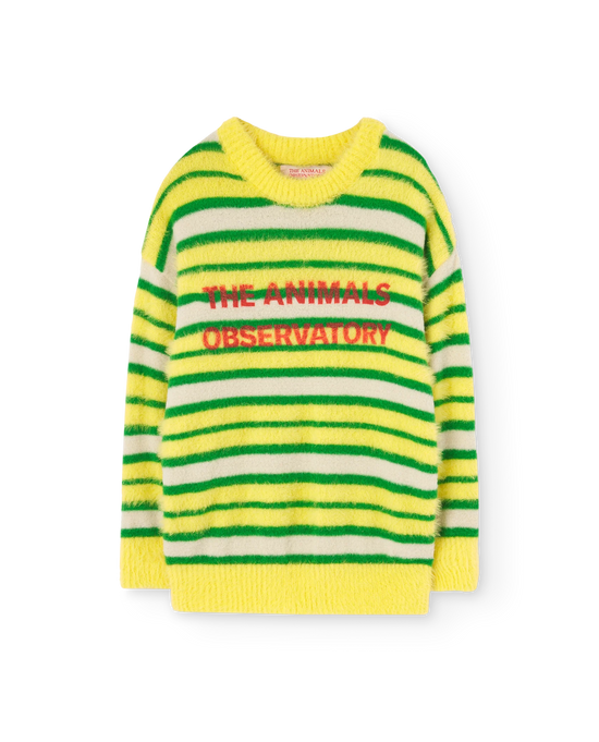 The Animals Observatory Yellow Stripes Bull Sweater