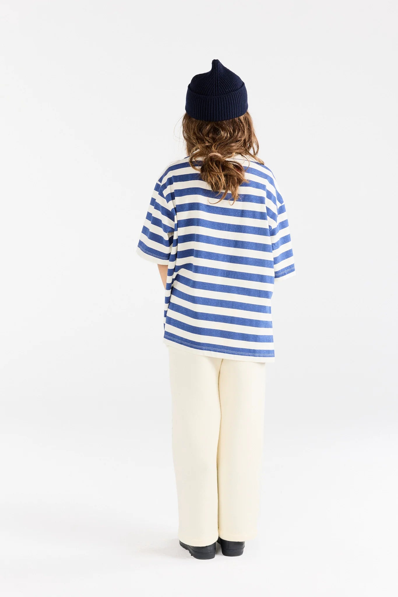 The Animals Observatory Stripes Navy Collie T-Shirt