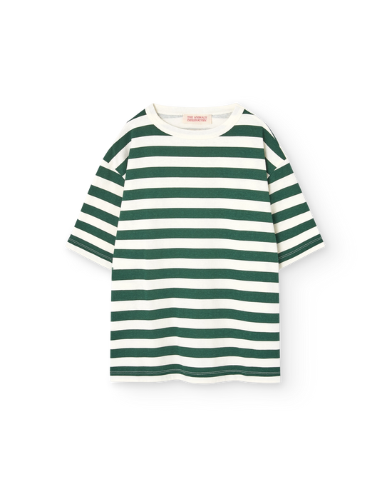 The Animals Observatory Stripes Green Collie T-Shirt