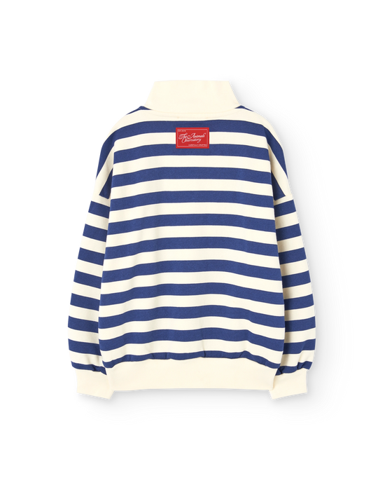 The Animals Observatory Stripes Navy Blowfly Sweatshirt