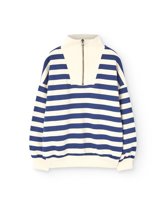 The Animals Observatory Stripes Navy Blowfly Sweatshirt