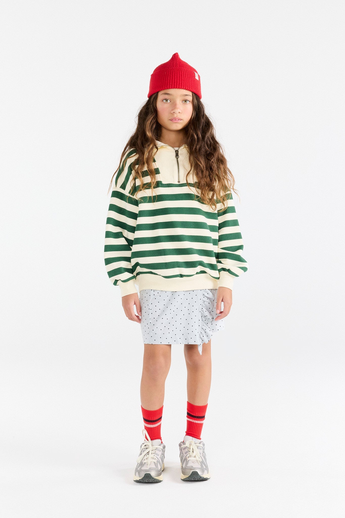 The Animals Observatory Stripes Green Blowfly Sweatshirt