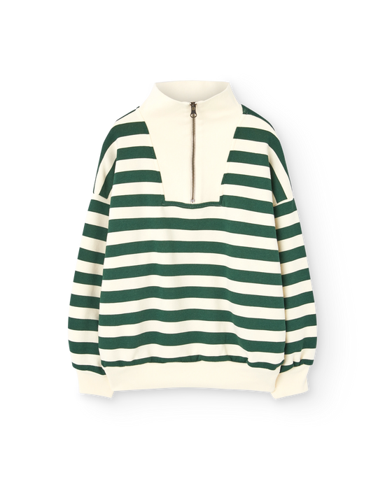 The Animals Observatory Stripes Green Blowfly Sweatshirt