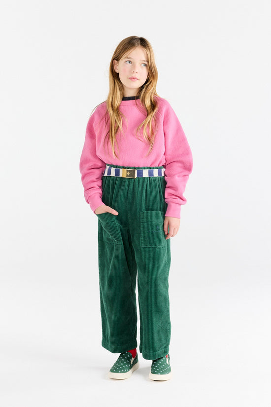 The Animals Observatory Bright Pink Shark Sweatshirt
