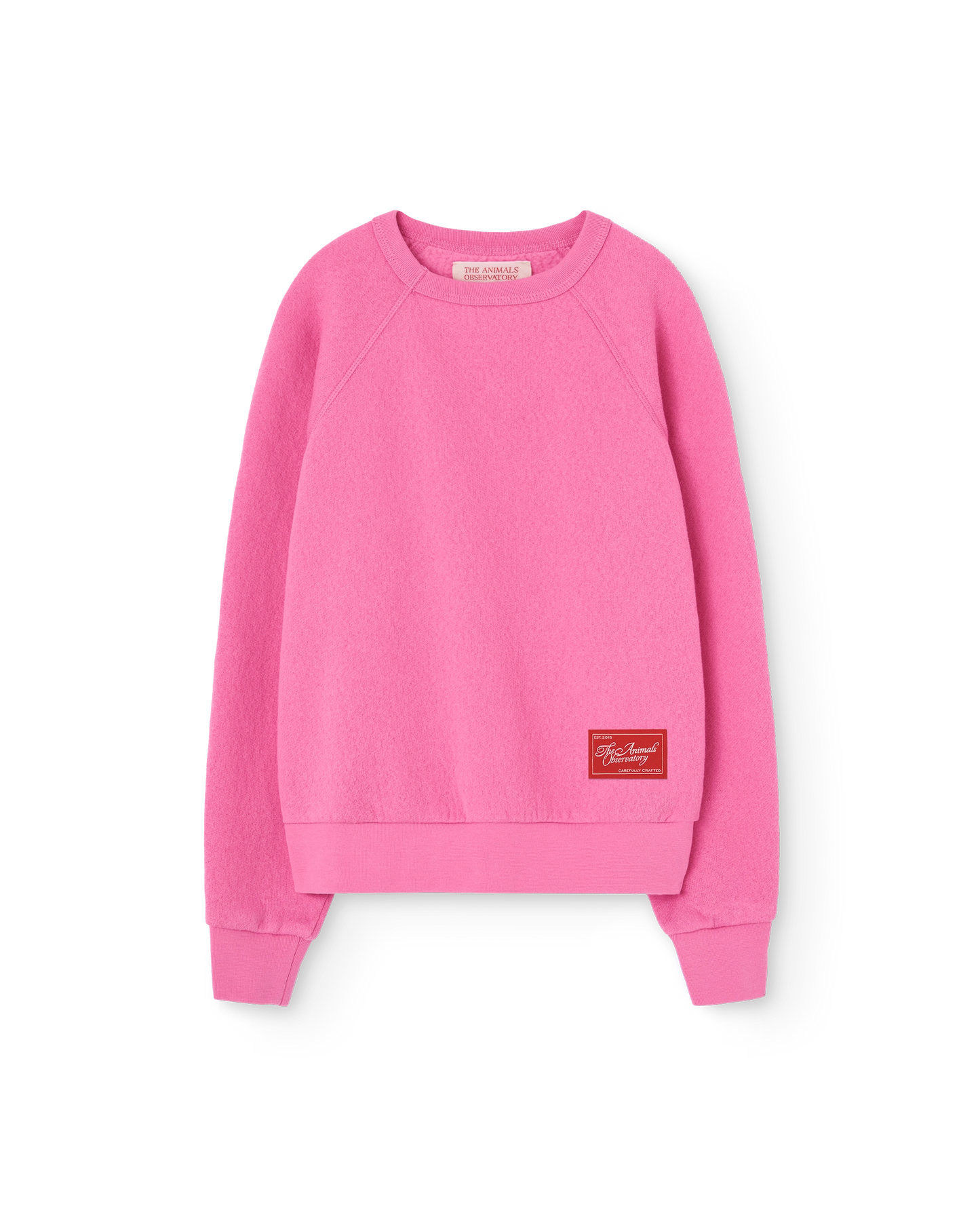 The Animals Observatory Bright Pink Shark Sweatshirt
