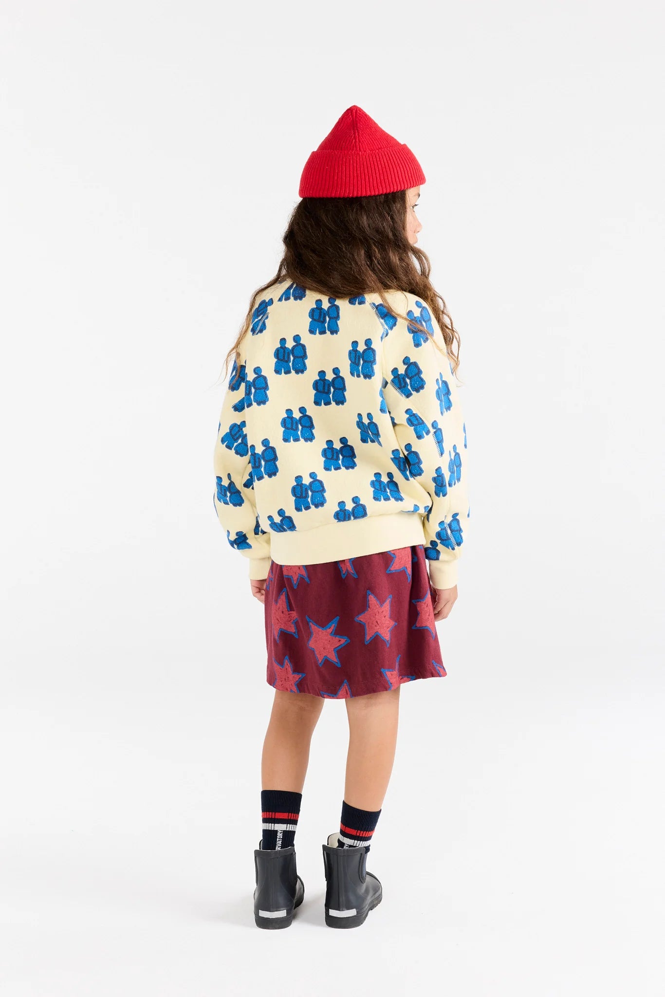 The Animals Observatory Flan Yellow Shark Sweatshirt