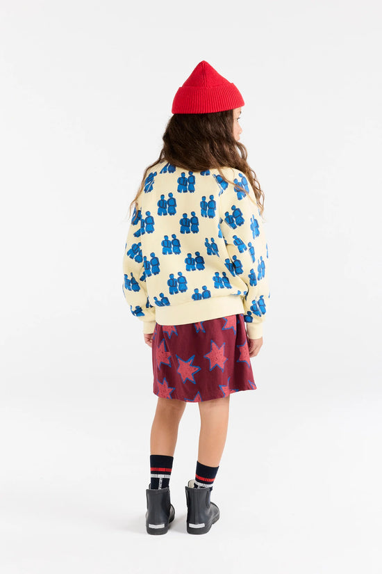 The Animals Observatory Flan Yellow Shark Sweatshirt