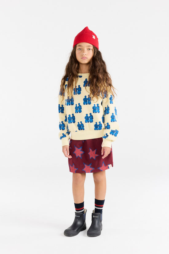 The Animals Observatory Flan Yellow Shark Sweatshirt